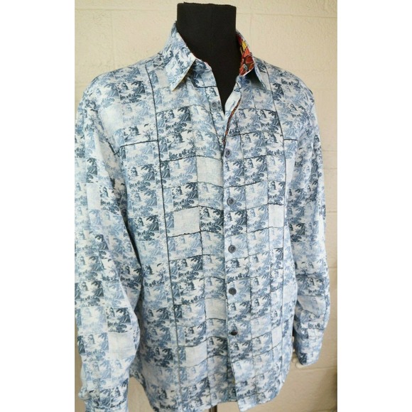 Robert Graham Limited Edition Linen Shirt - Picture 9 of 12